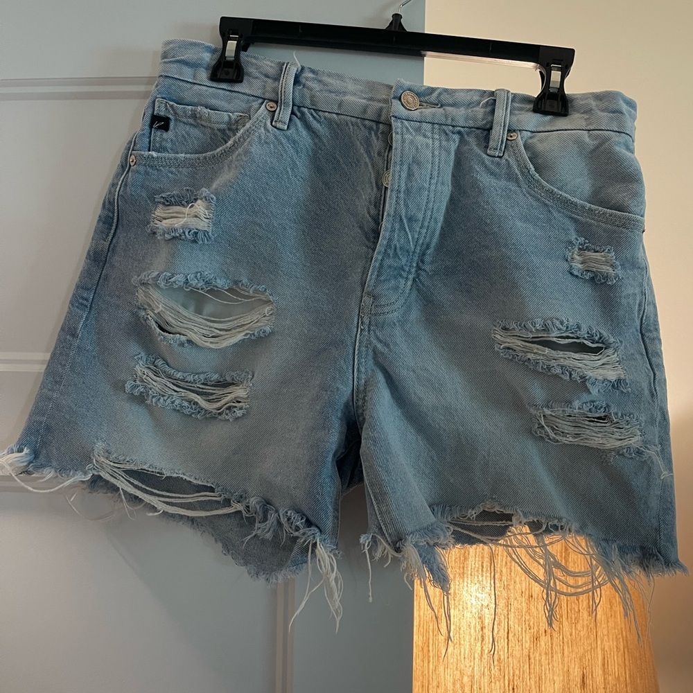 Distressed Denim Women Shorts